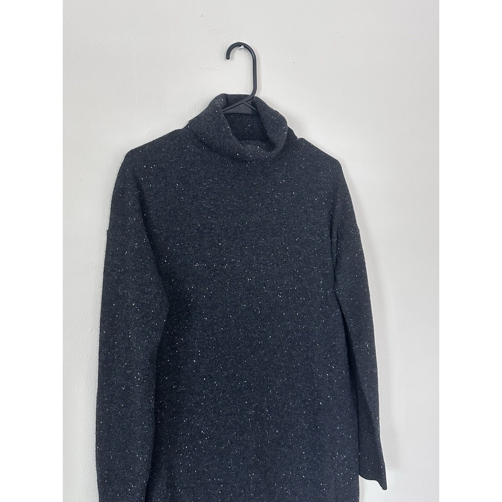 Everlane 100% Cashmere Turtleneck Speckled Minimalist Cozy Dress Womens Size S - Picture 3 of 12